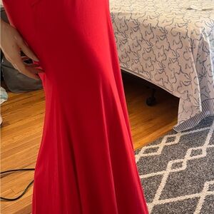 Elegant Red Maxi Dress